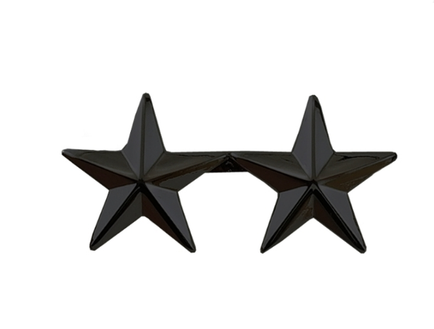 Hero's Pride 2 Stars, 2 Posts & Clutch Backs, 1" High