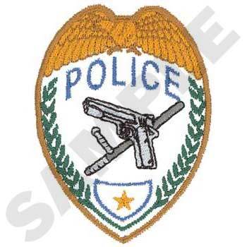 Police Badge Embroidery