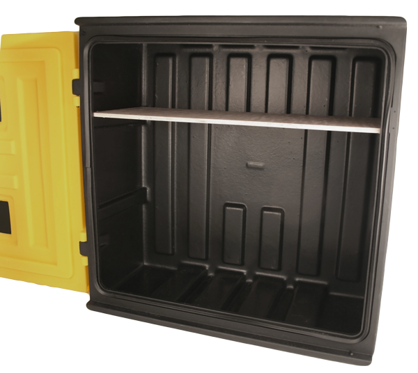 SCBA Respirator Cabinet - Holds 2 SCBA & Clip