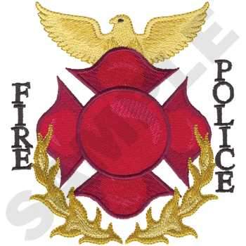 Fire Police Logo Embroidery