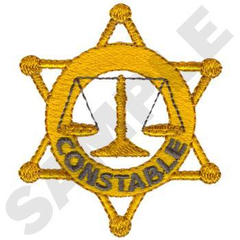 Game Sportswear Constable Badge Embroidery