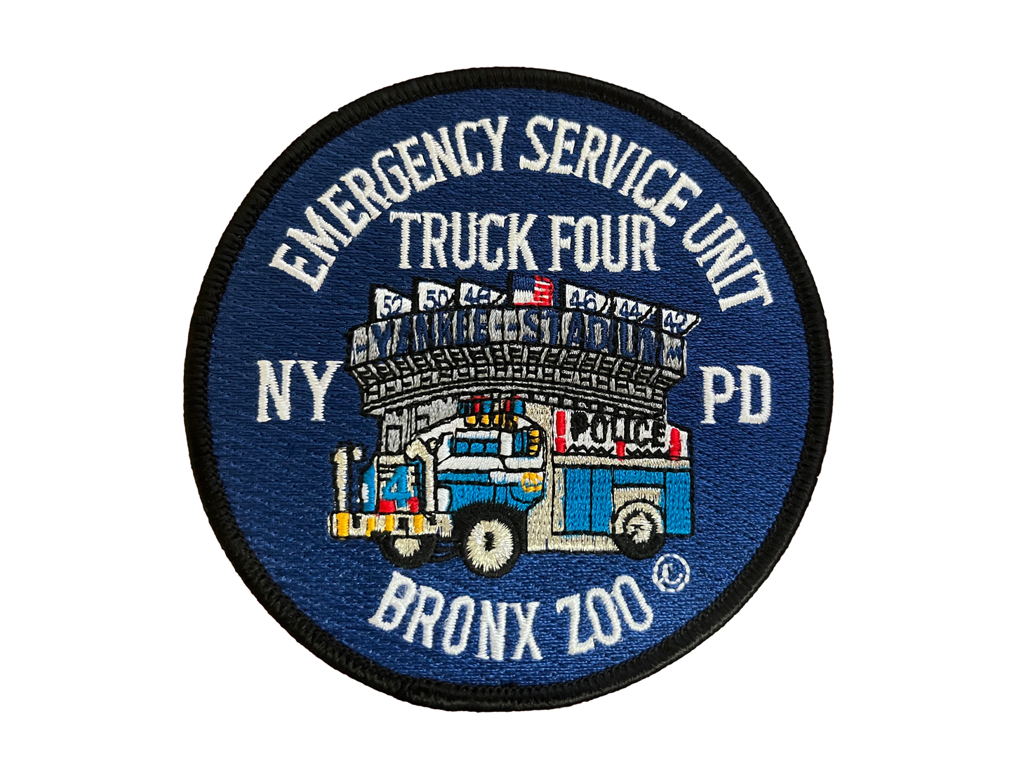 Emergency Service Unit NYPD Truck Four Bronx Zoo Patch