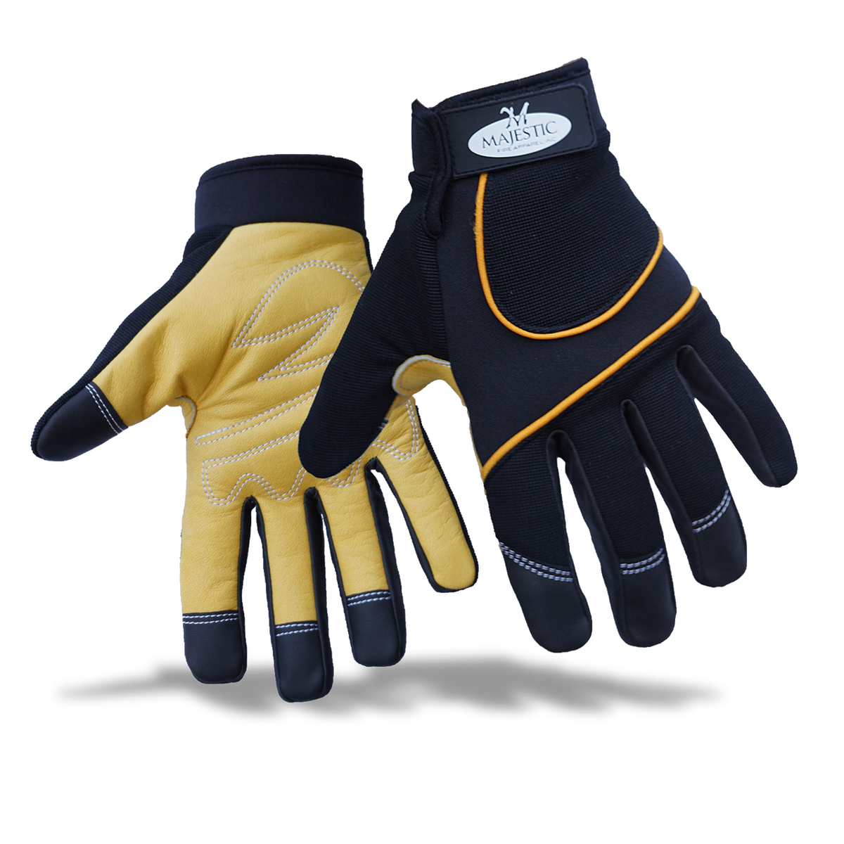 Majestic Leather Palm Mechanics Glove - Emergency Responder Products