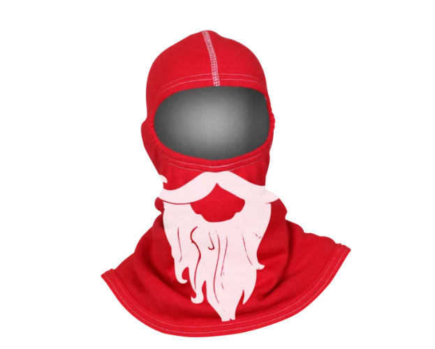 Majestic Santa Firefighter Hood