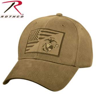 Rothco USMC Globe and Anchor / US Flag Low Pro Cap