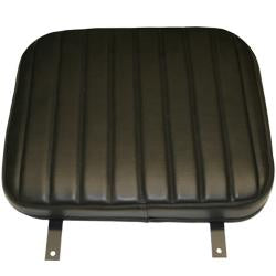 Back cushion/hardware & mounting brackets - black