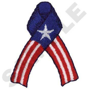 Flag Ribbon Embroidery