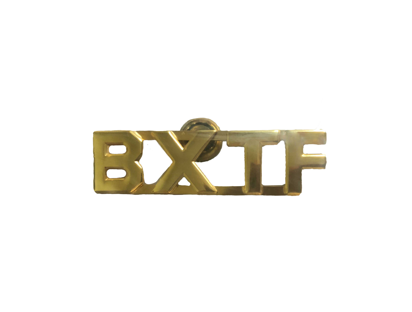 Pair of BXTF Gold Collar Brass