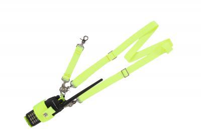 Hiviz Radio Case/Shoulder Strap.Tether Strap Combo