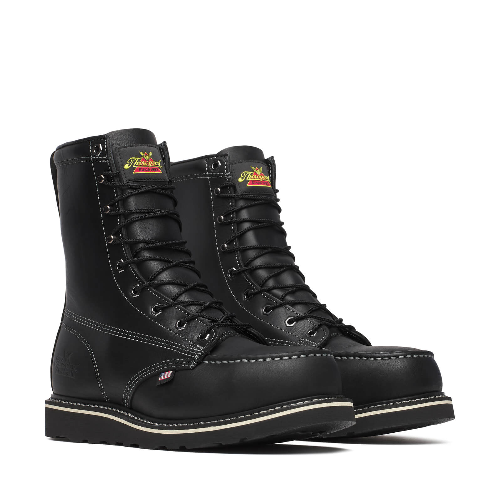 thorogood-black-work-boots
