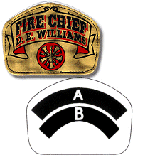 4" Gold/Silver Shields