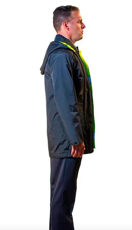Anchor Uniform 34″ Reversible Raincoat - Black to Lime – EMERGENCY ...