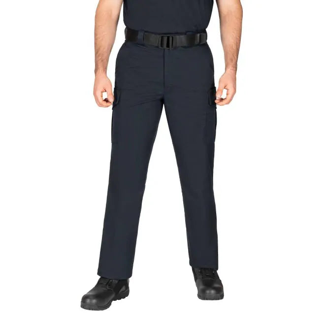 Blauer Side-Pocket Polyester Pants, Black
