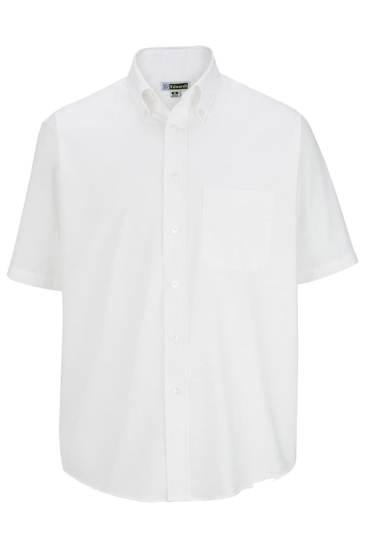 Edwards Garment Easy Care Oxford Short Sleeve Mens Shirt