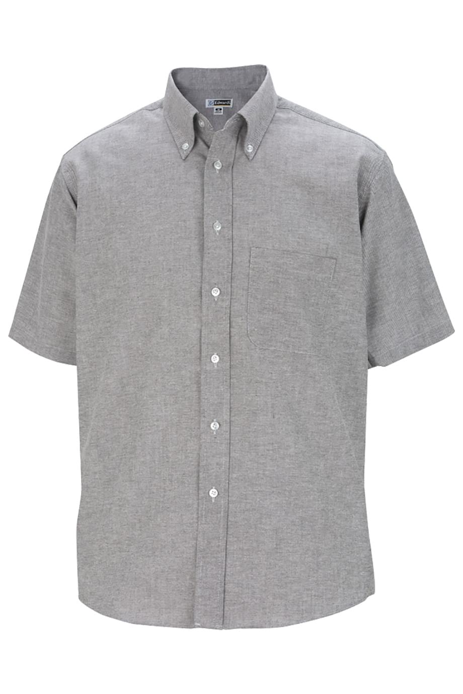 Edwards Garment Easy Care Oxford Short Sleeve Mens Shirt