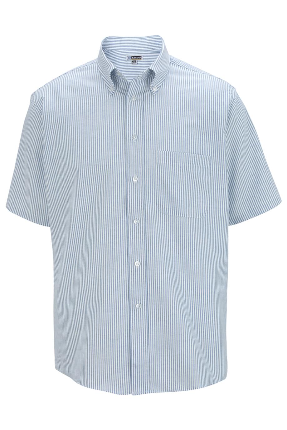 Edwards Garment Easy Care Oxford Short Sleeve Mens Shirt