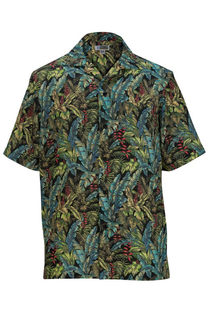 Edwards Garment Tropical Leaf Camp Shirt