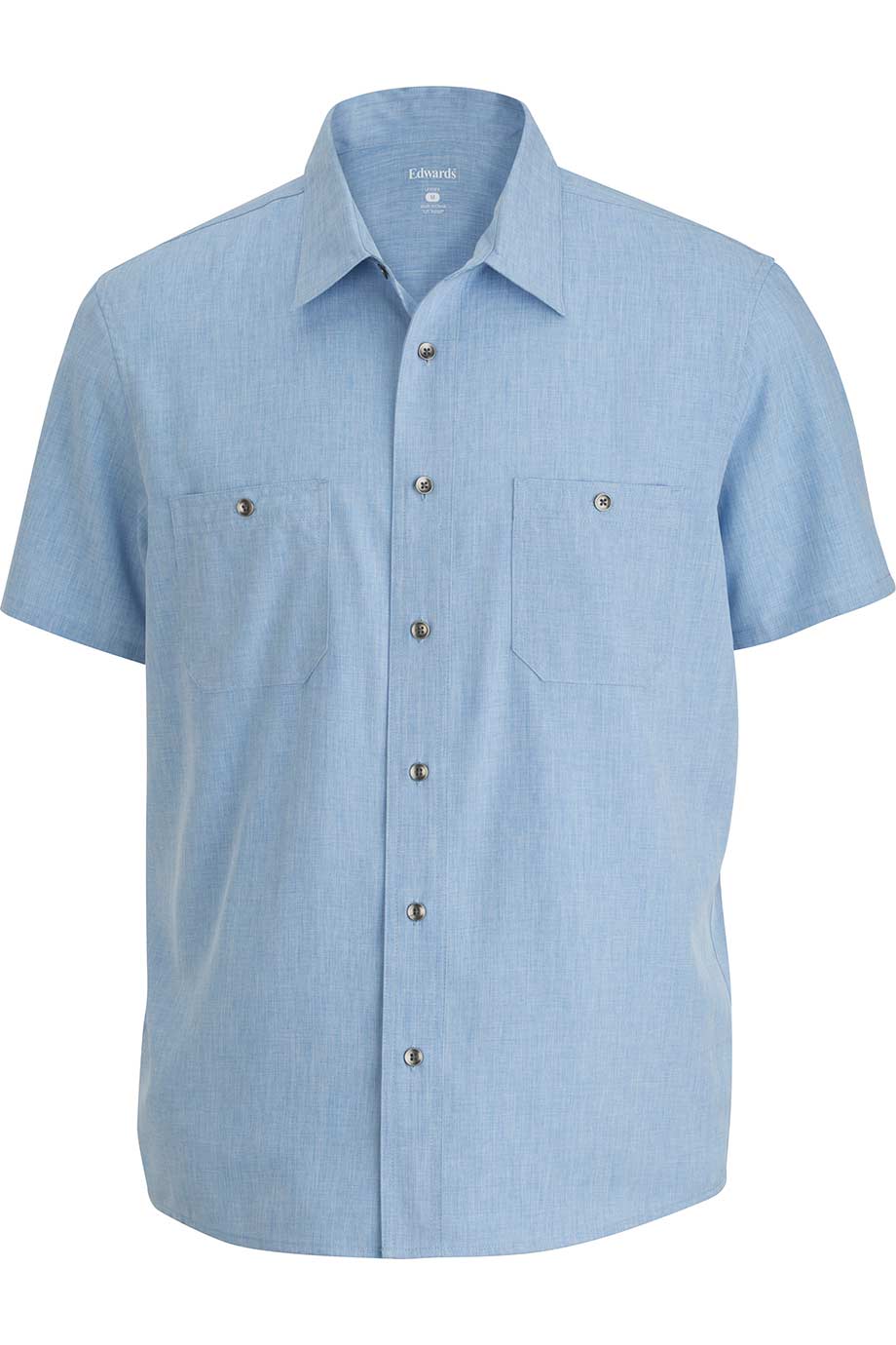 Edwards Garment Melange Mens Camp Shirt
