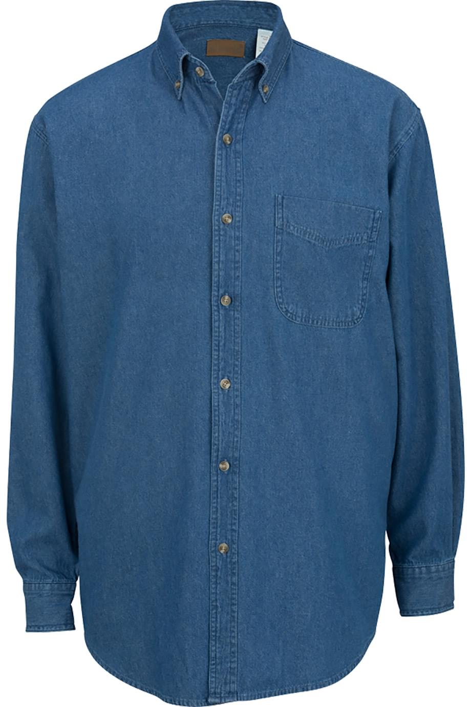 Edwards Garment Denim Long Sleeve Mens Shirt