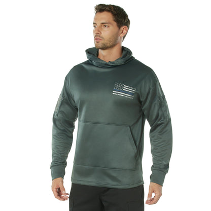 Rothco Concealed Carry Thin Blue Line Hoodie