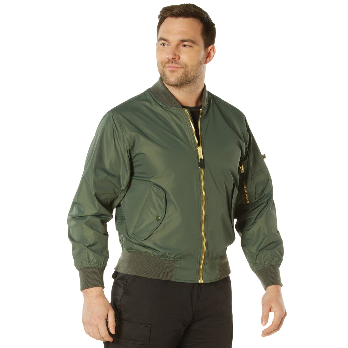 Rothco Lightweight Enhanced Nylon MA-1 Flight Jacket