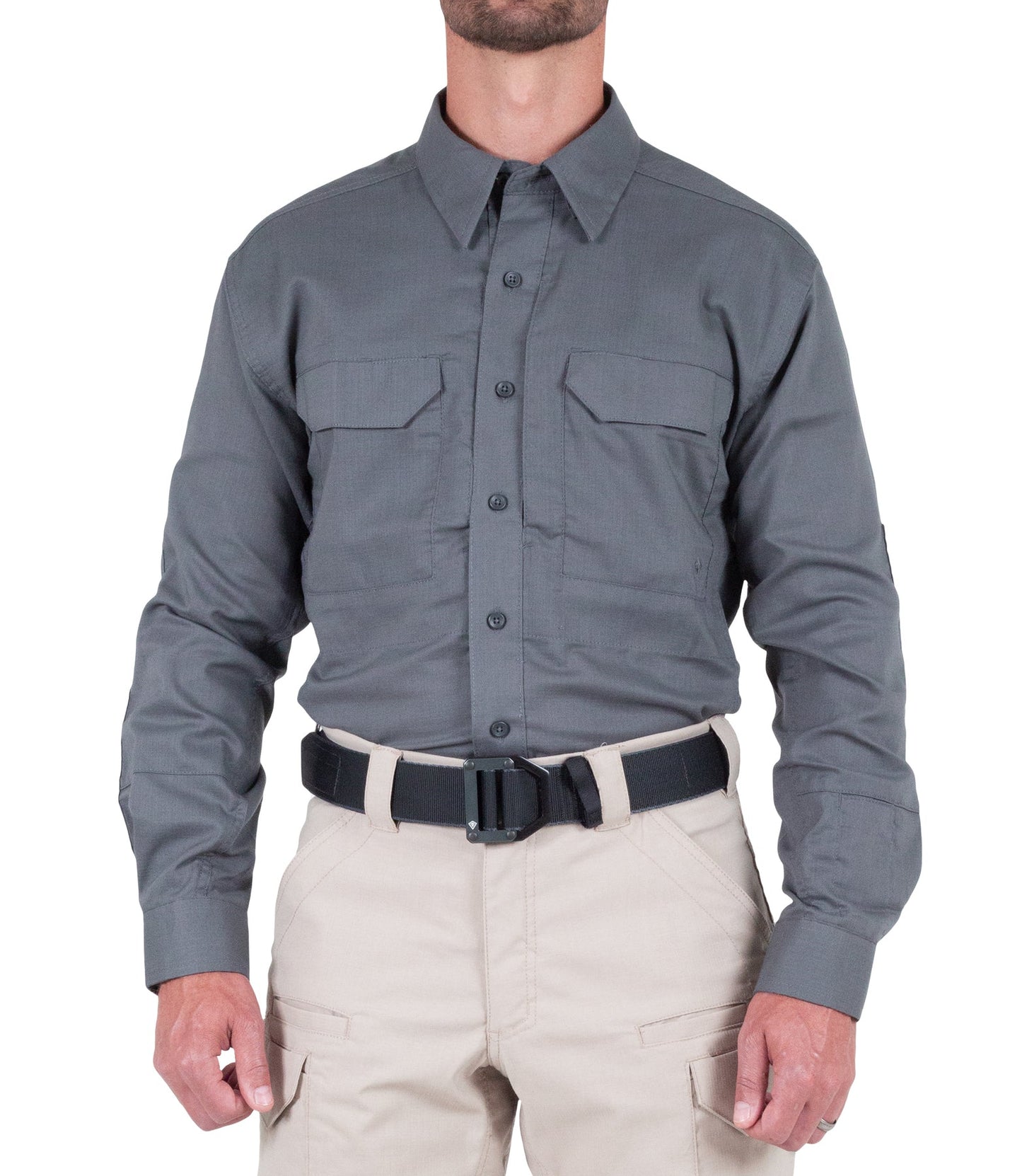 First Tactical Men's V2 Tactical Long Sleeve Shirt - Wolf Grey