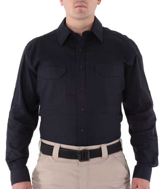 First Tactical Men's V2 Tactical Long Sleeve Shirt - Midnight Navy