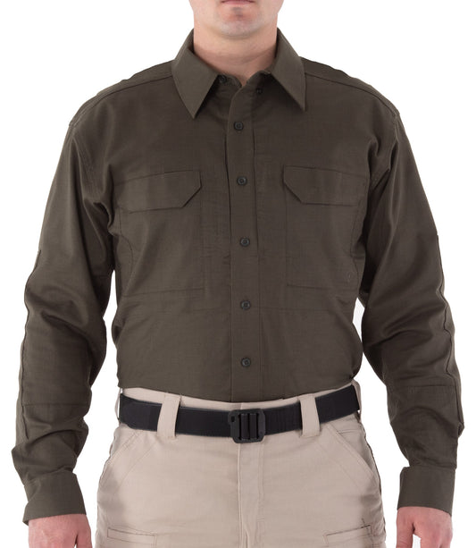 First Tactical Men's V2 Tactical Long Sleeve Shirt - OD Green