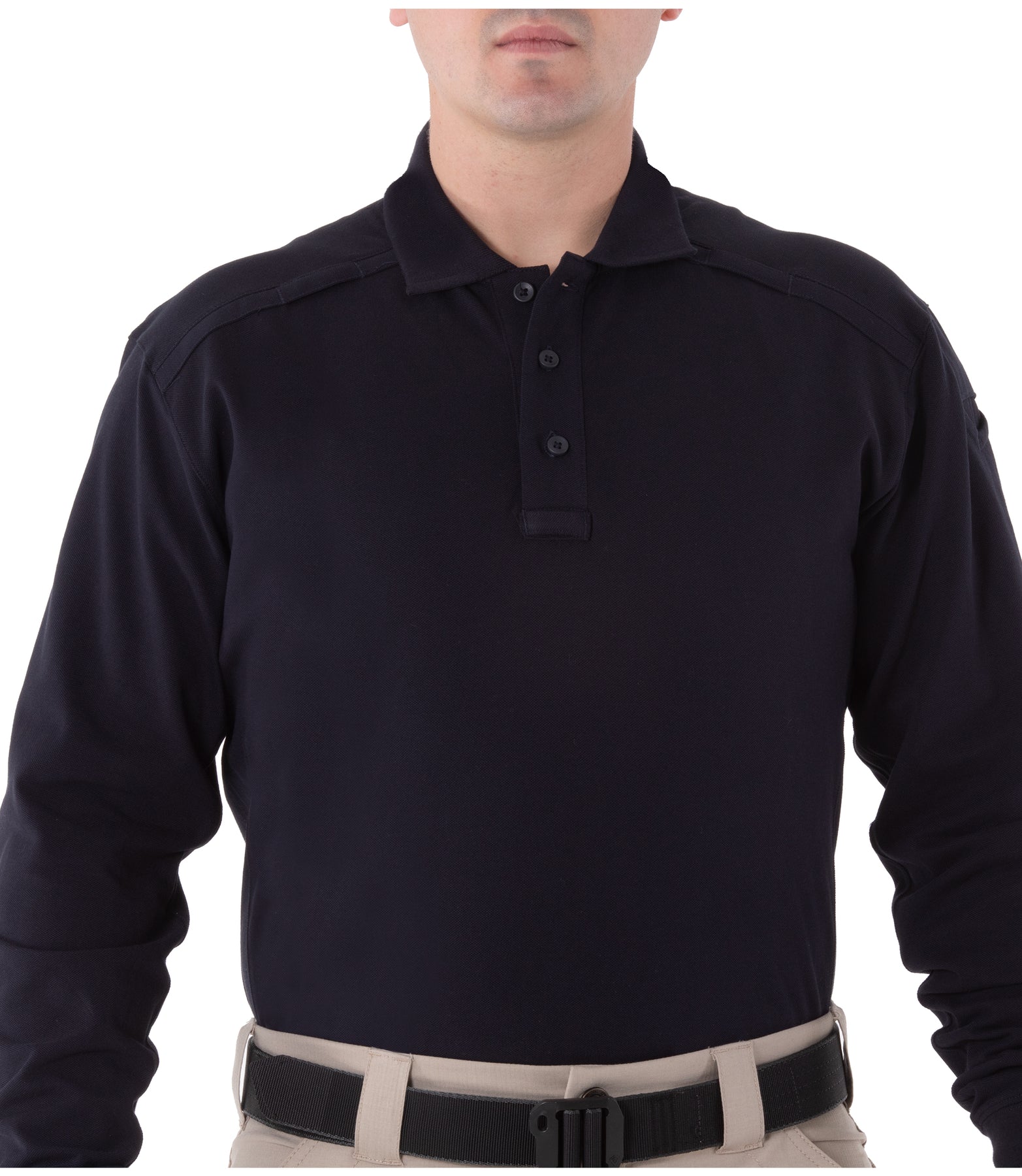 First Tactical Men's Cotton Long Sleeve Polo