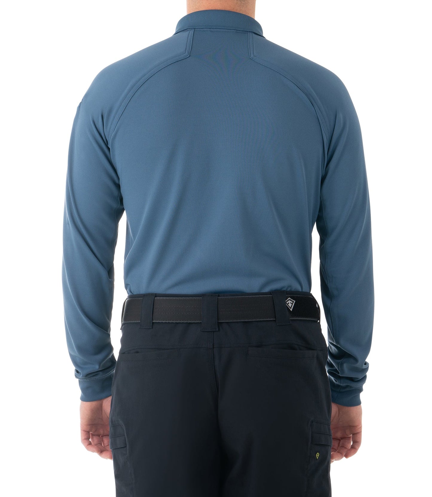 First Tactical Men's Performance Long Sleeve Polo - French Blue