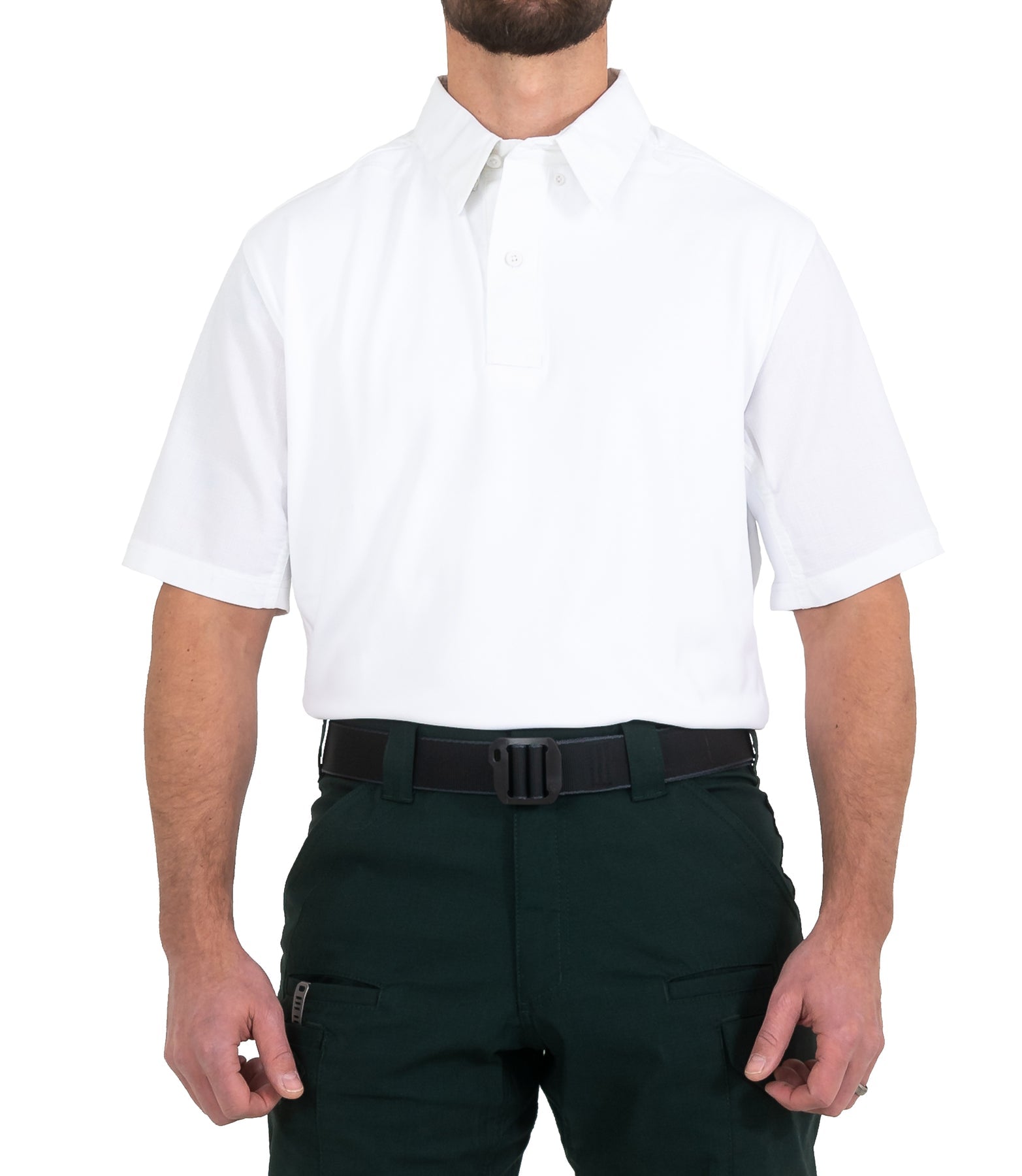 First Tactical Men's V2 Pro Performance Short Sleeve Shirt - White