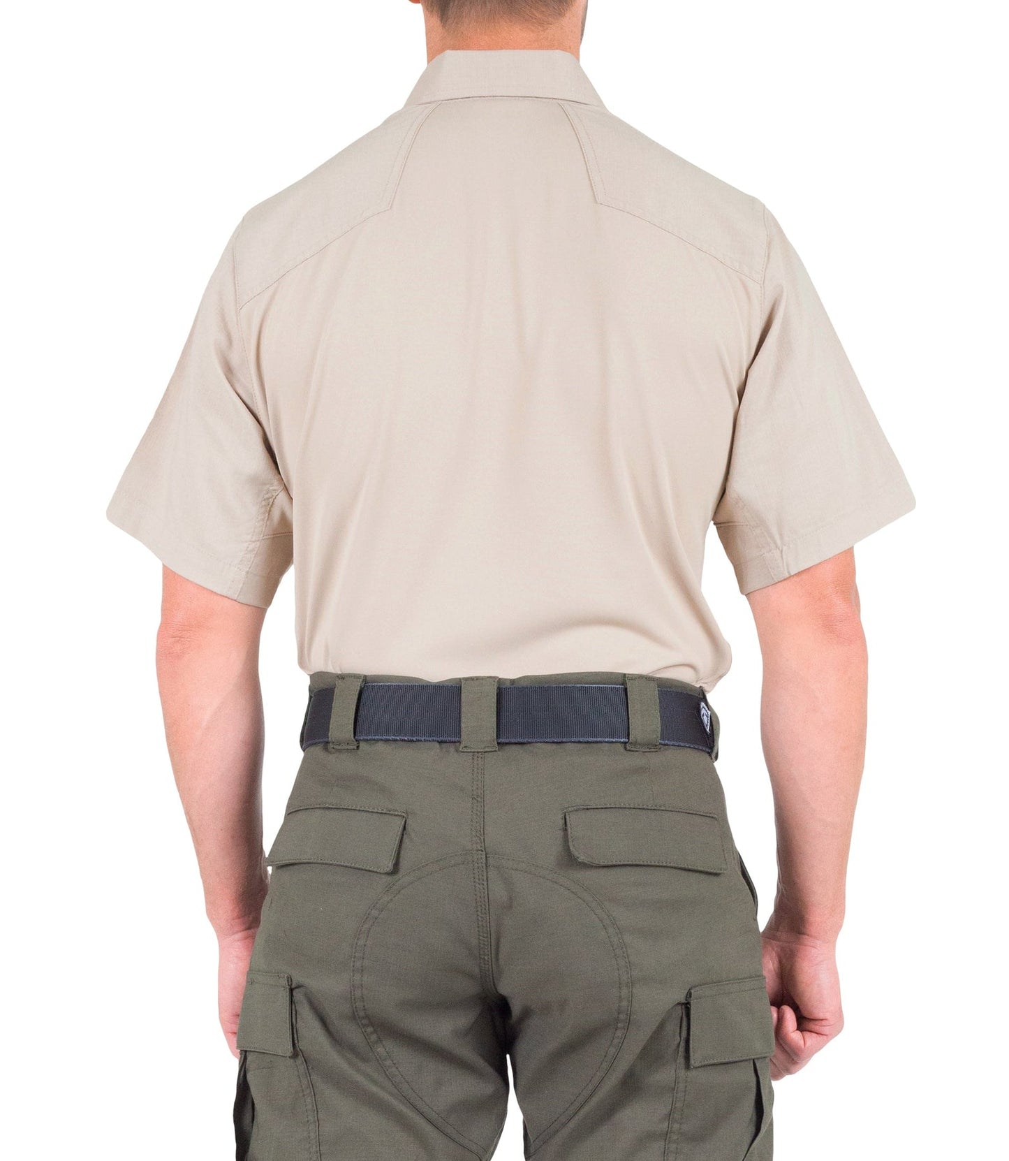 First Tactical Men's V2 Pro Performance Short Sleeve Shirt - Silver Tan