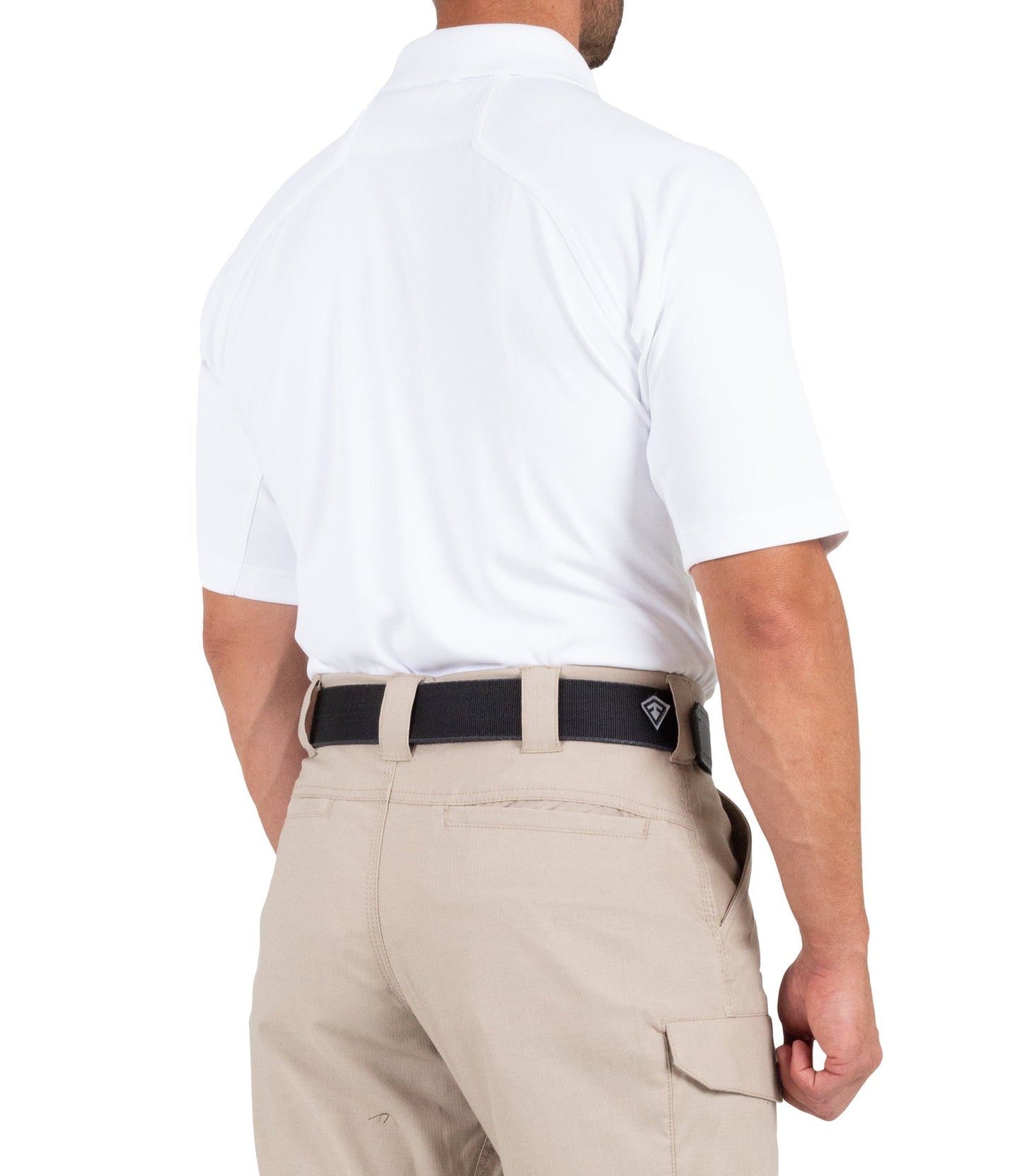 First Tactical Men's Performance Short Sleeve Polo - White