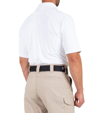 First Tactical Men's Performance Short Sleeve Polo - White