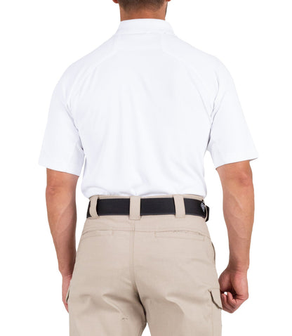 First Tactical Men's Performance Short Sleeve Polo - White