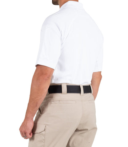 First Tactical Men's Performance Short Sleeve Polo - White