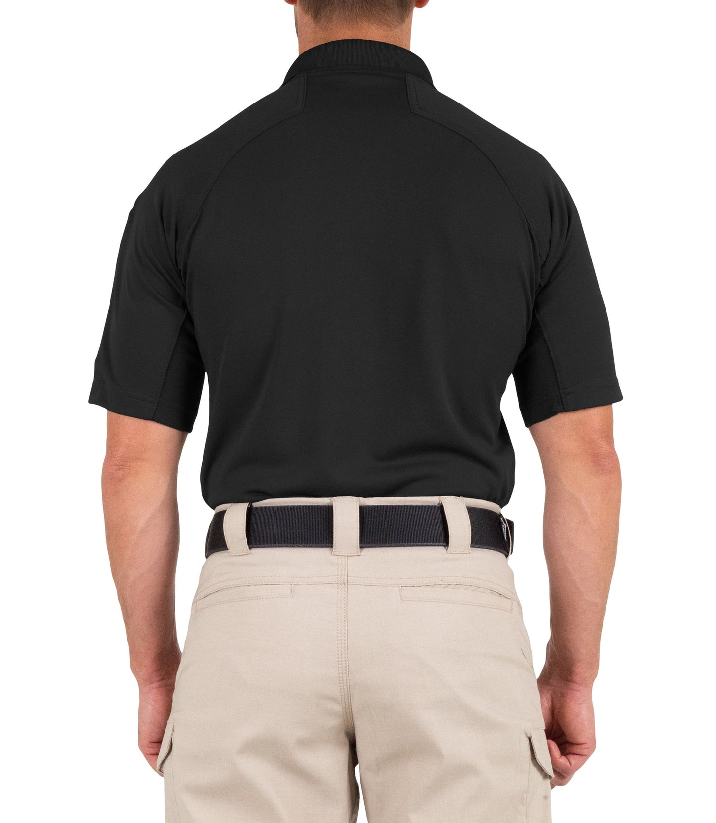 First Tactical Men's Performance Short Sleeve Polo - Black