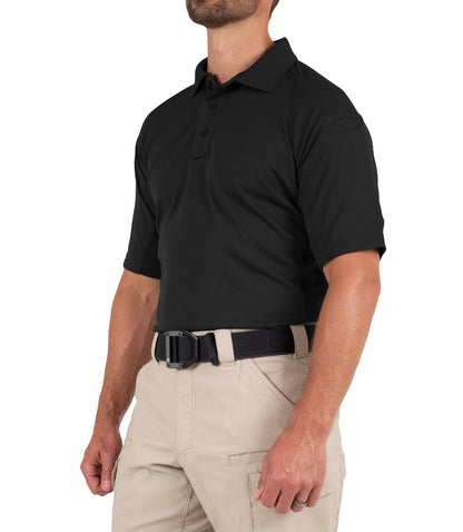 First Tactical Men's Performance Short Sleeve Polo - Black