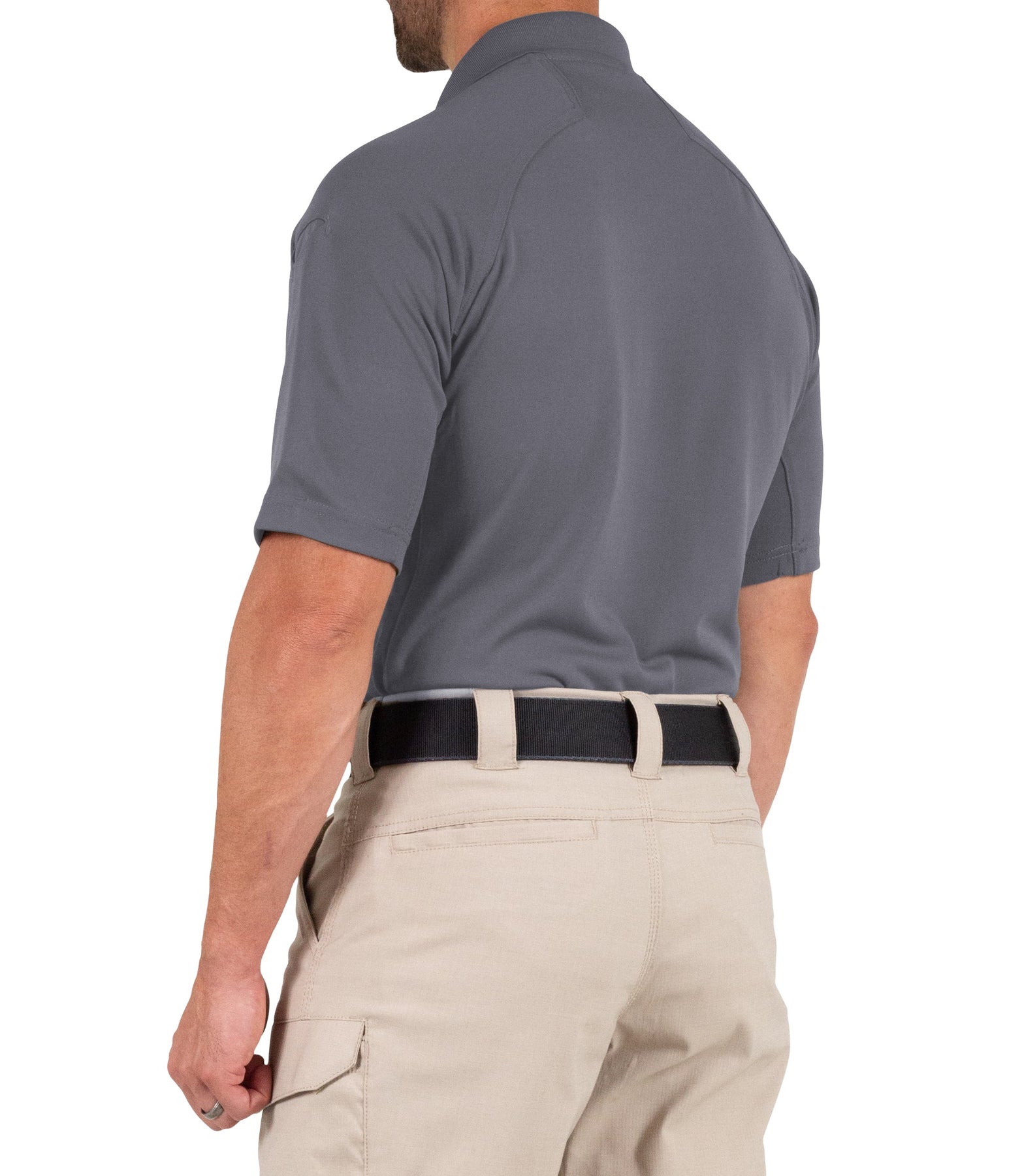 First Tactical Men's Performance Short Sleeve Polo - Wolf Grey
