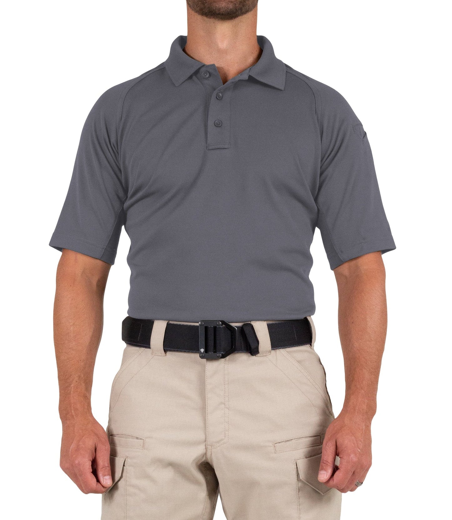 First Tactical Men's Performance Short Sleeve Polo - Wolf Grey