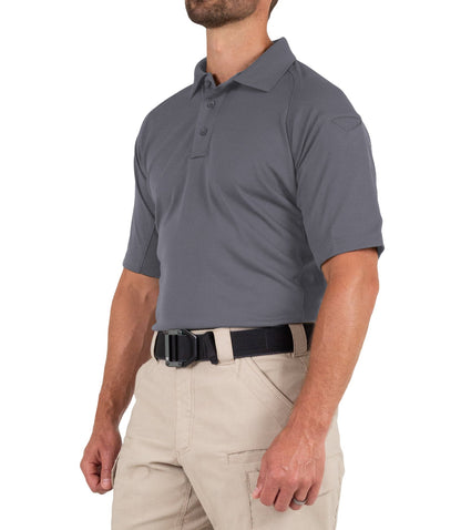 First Tactical Men's Performance Short Sleeve Polo - Wolf Grey