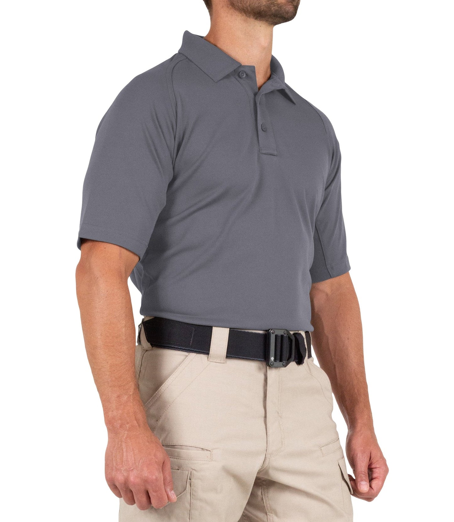 First Tactical Men's Performance Short Sleeve Polo - Wolf Grey