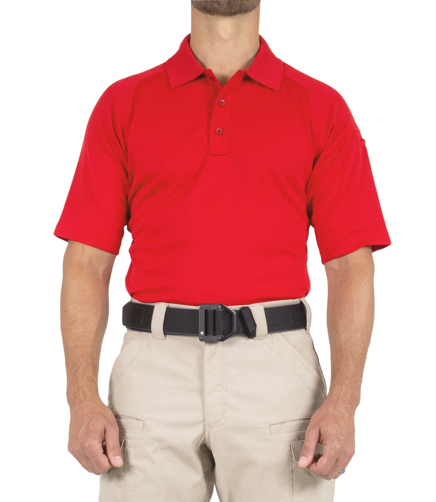 First Tactical Men's Performance Short Sleeve Polo - Red