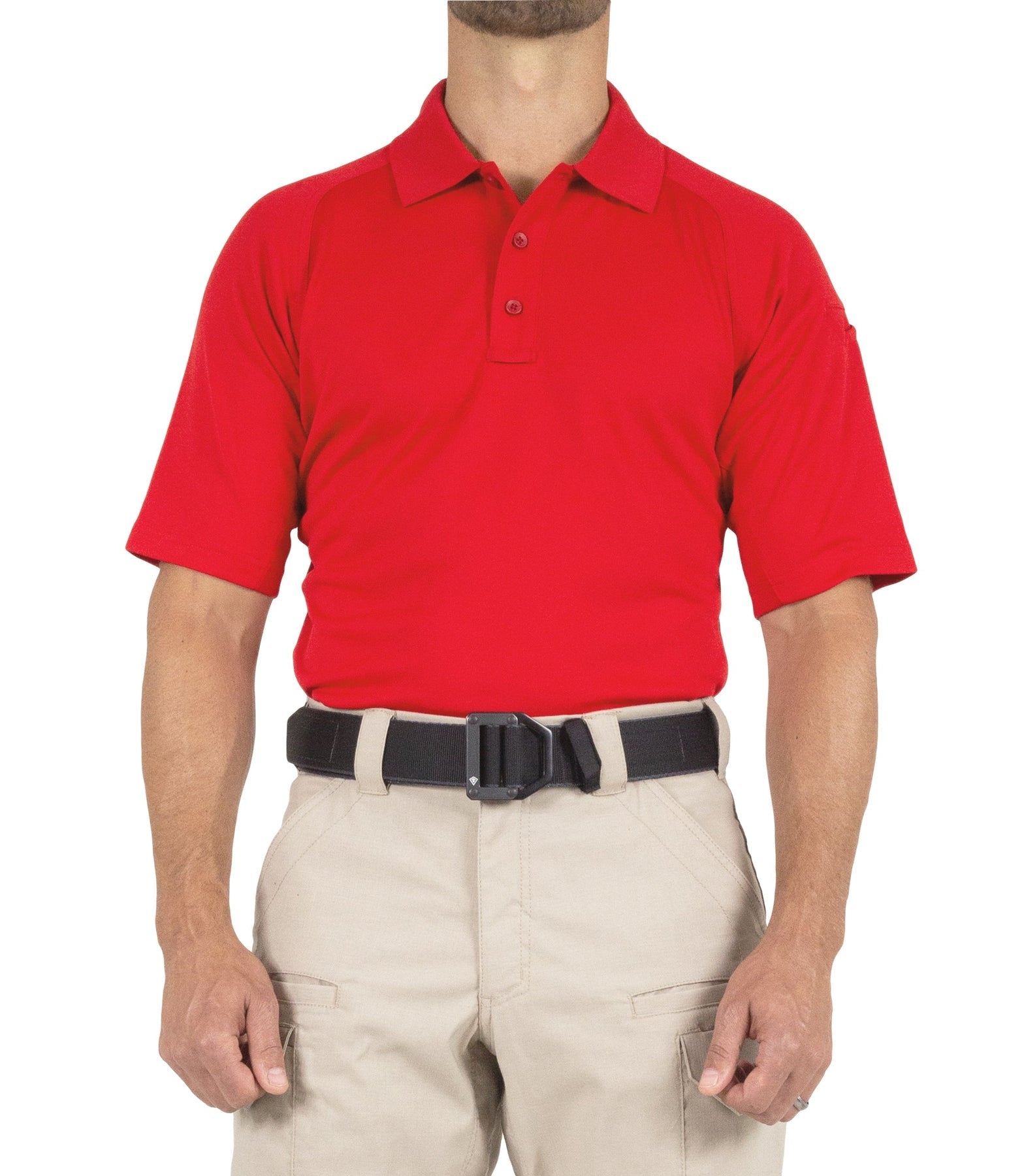First Tactical Men's Performance Short Sleeve Polo - Red