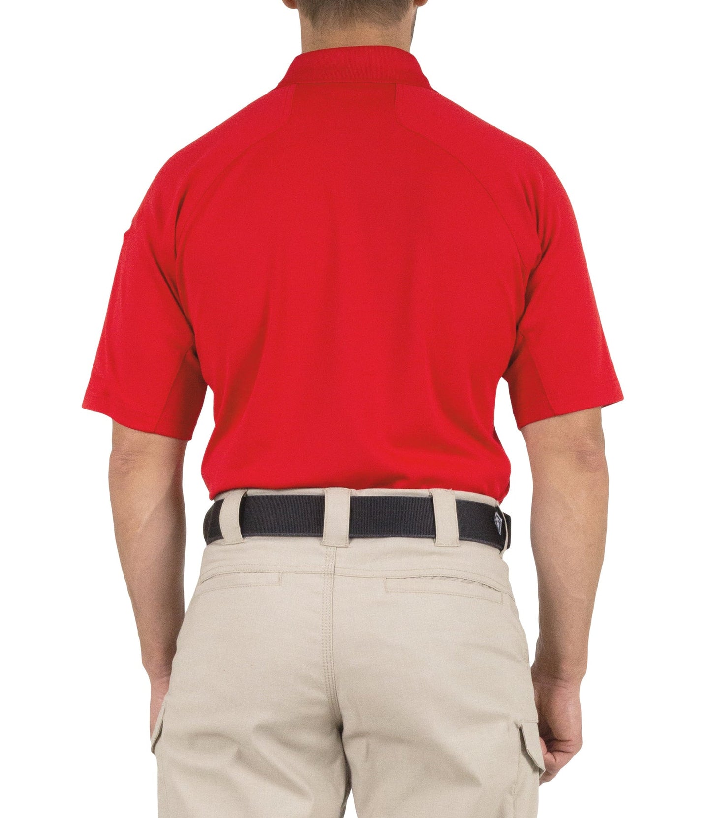First Tactical Men's Performance Short Sleeve Polo - Red