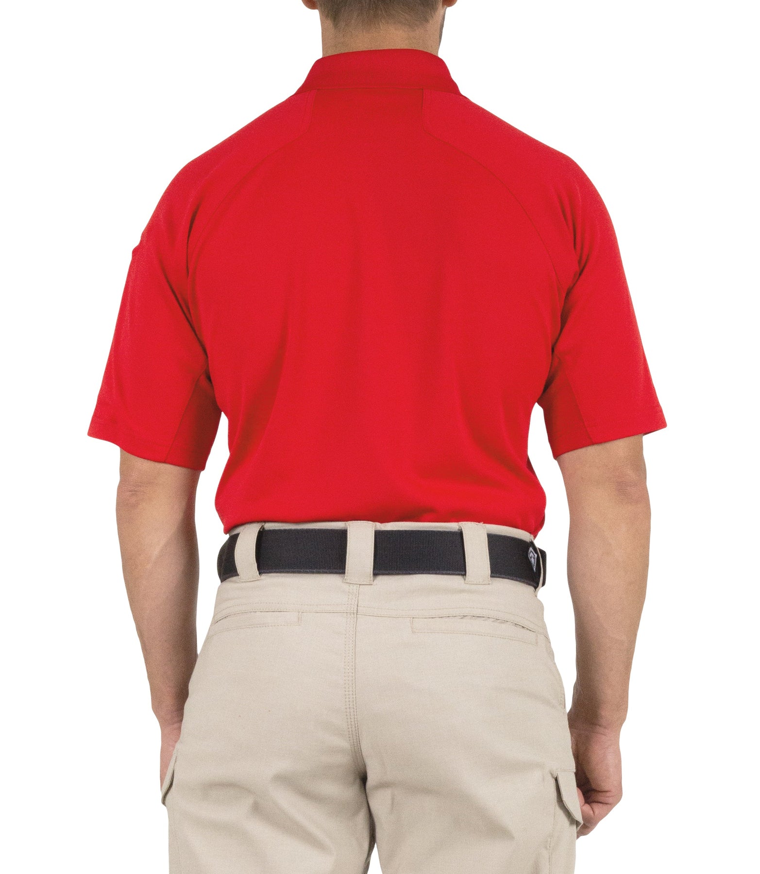 First Tactical Men's Performance Short Sleeve Polo - Red
