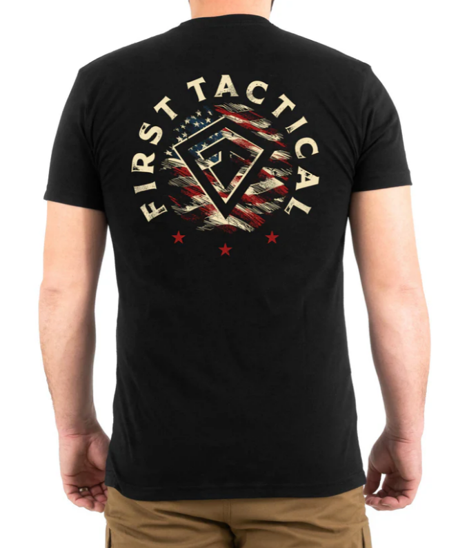 First Tactical Stars & Stripes Spear T-Shirt