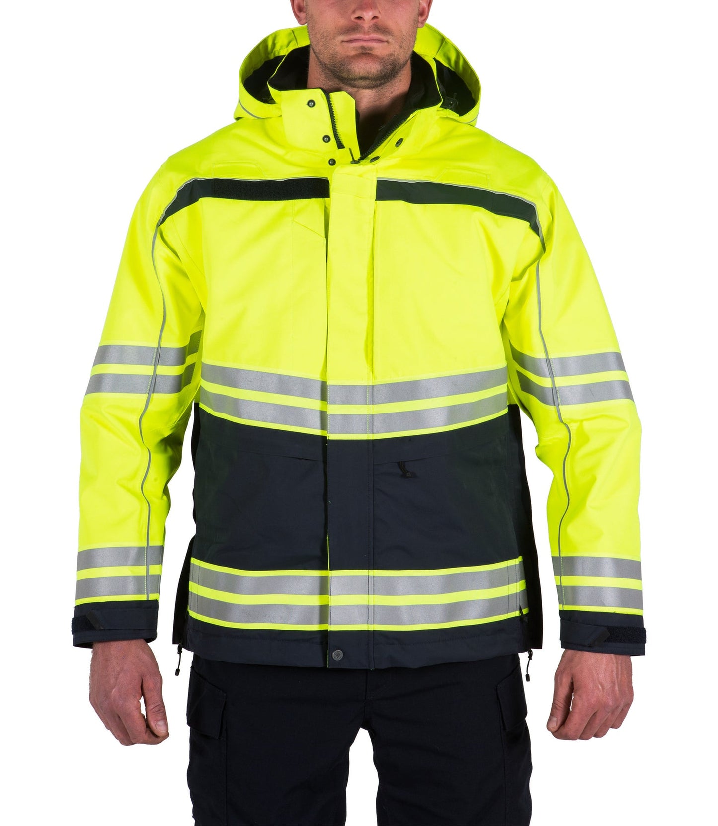 First Tactical Men's Tactix Hi-Vis Systems Parka - Midnight Navy