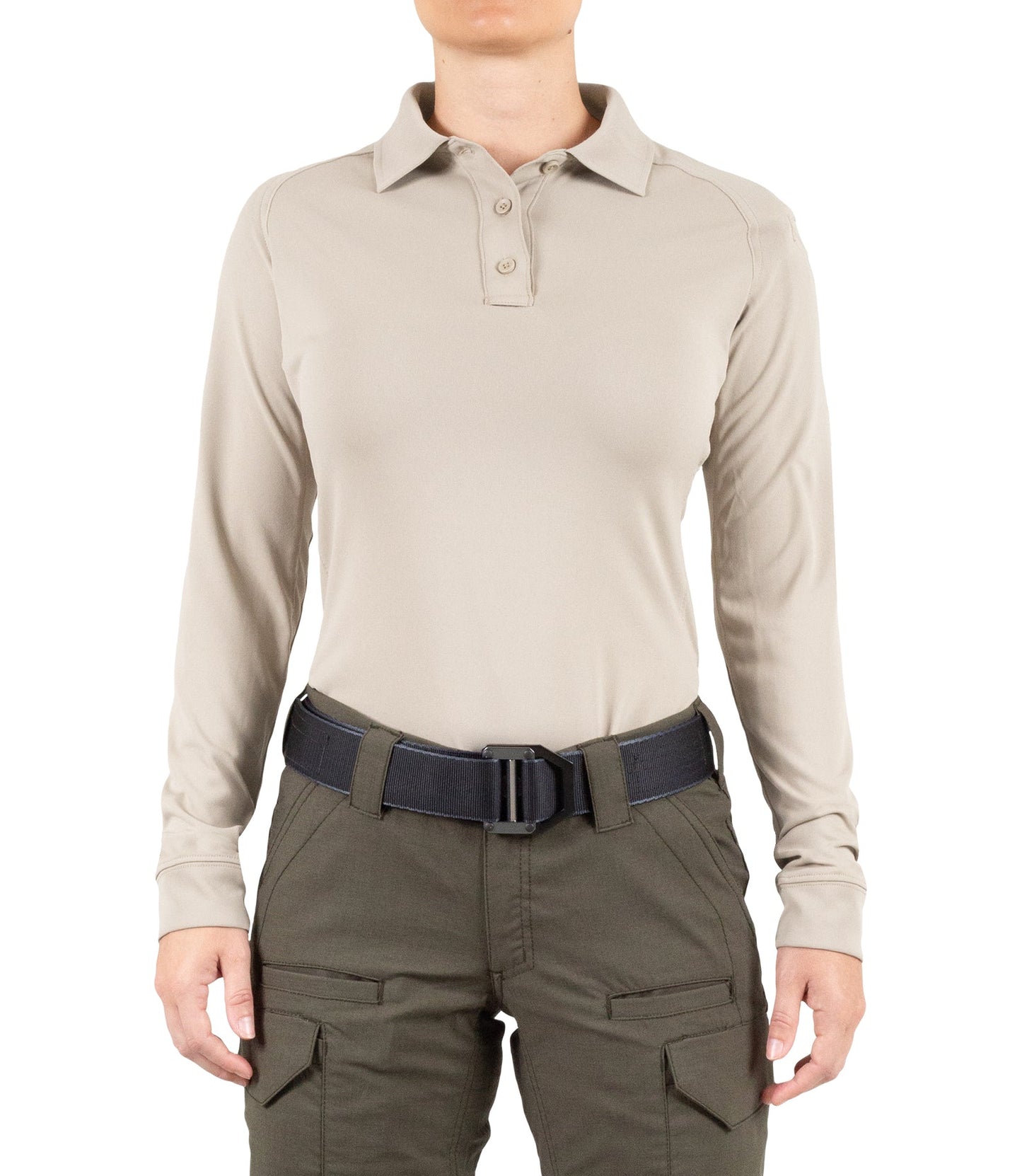 First Tactical Women's Performance Long Sleeve Polo