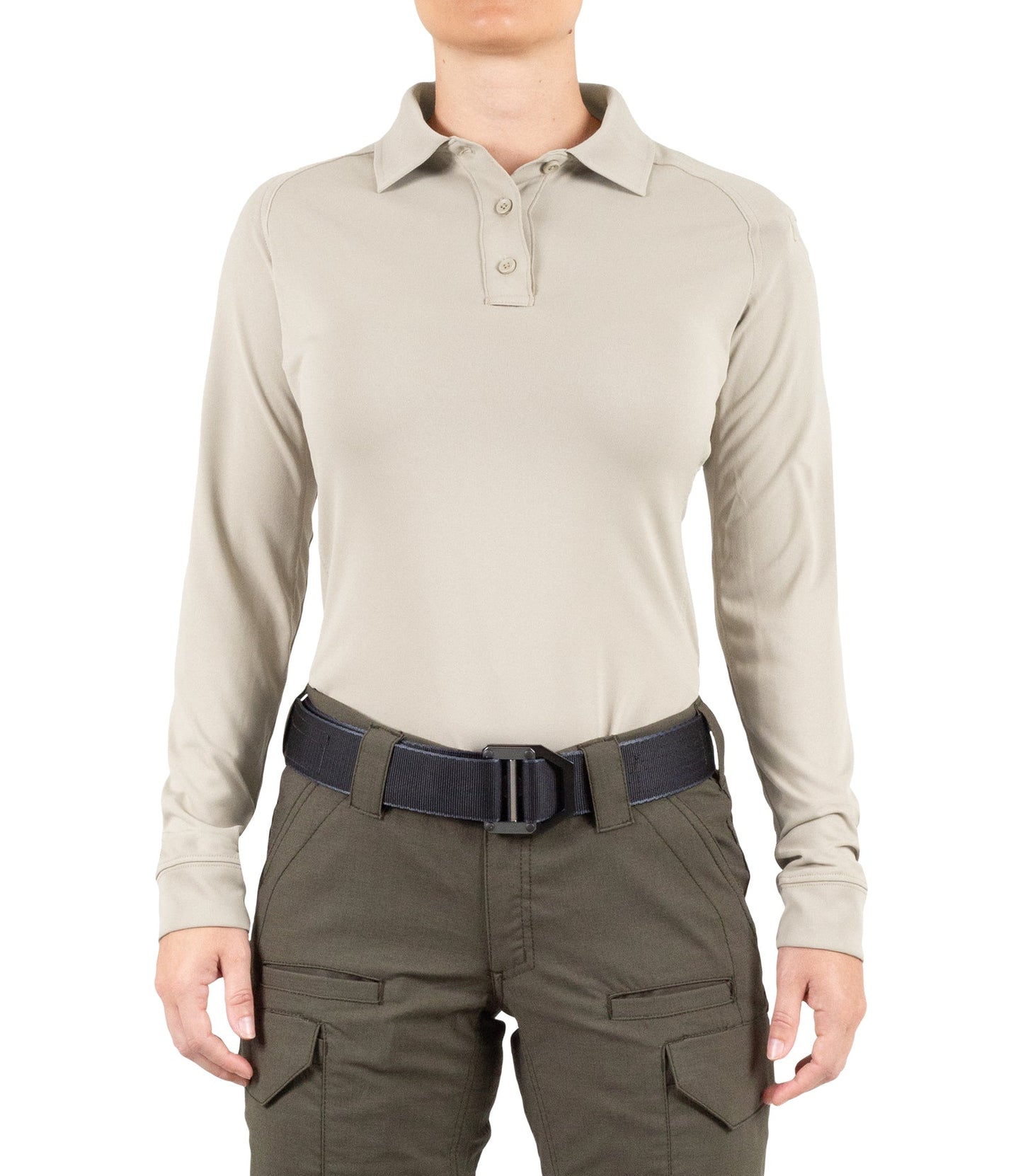 First Tactical Women's Performance Long Sleeve Polo